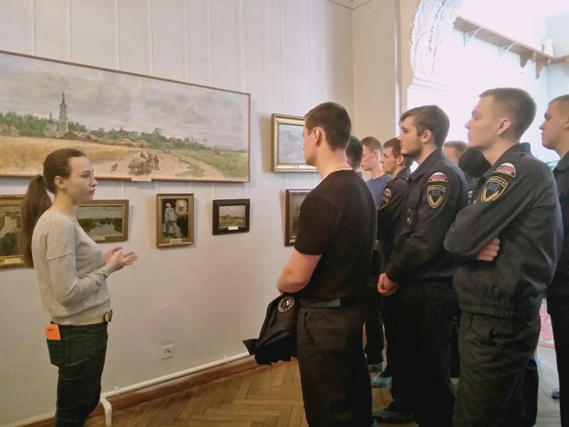 14 апреля студенты 2 курса специальности Пожарная безопасность посетили Картинную галерею им.