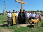 Установлен Поклонный Крест в с. Ключи Малосердобинского района при участии казаков хуторского казачьего общества Пензенского отдела ВВКО