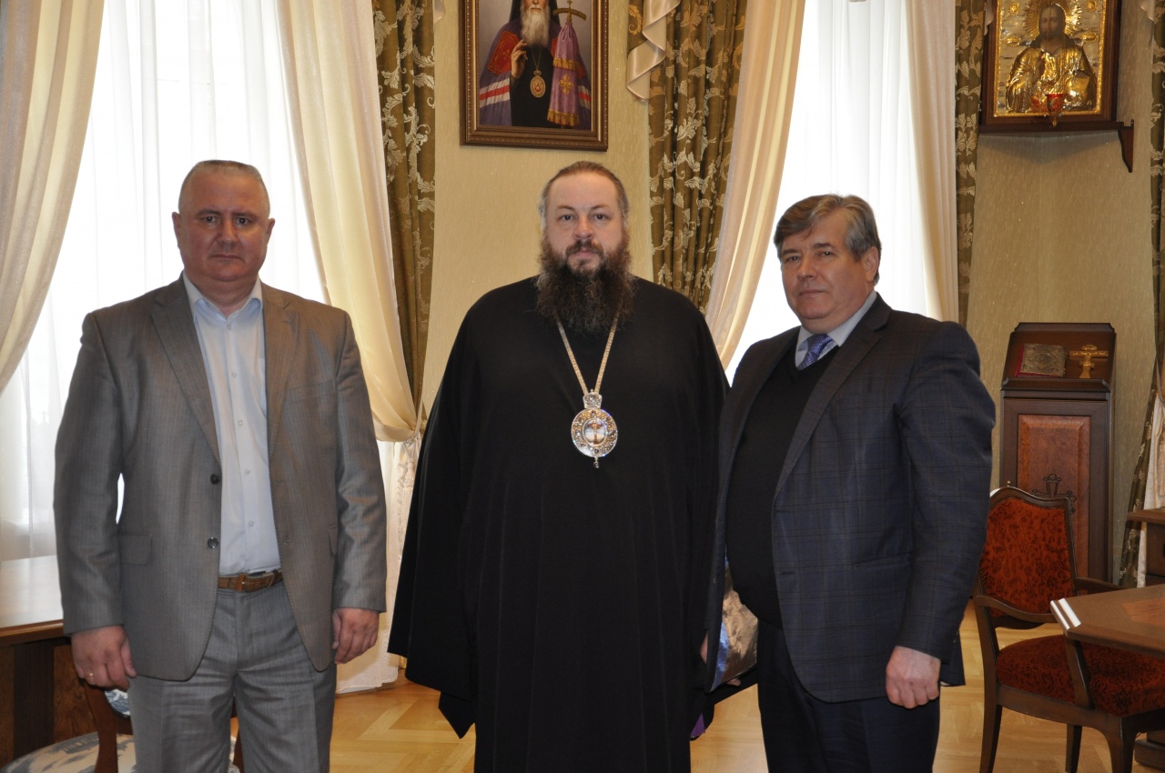 Состоялась встреча атамана с митрополитом пензенским и Нижнеломовским серафимом